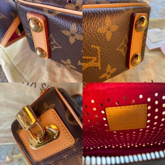 SOLD Louis Vuitton RARE Limited Edition Perforated Mini Trocadero Shoulder Bag - Picture 12 of 16